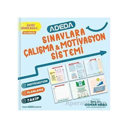 Sınavlara Çalışma ve Motivasyon Sistemi - Osman Abalı - Adeda Yayınları