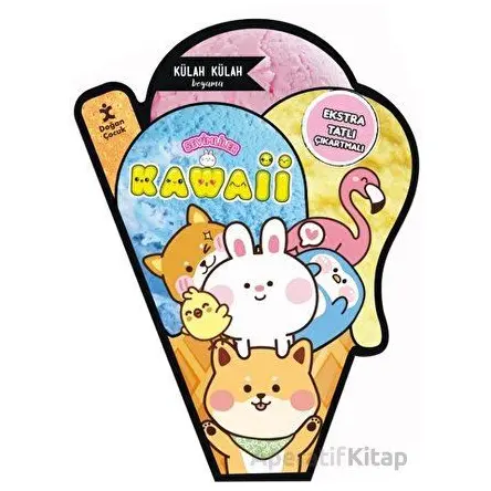 Kawaii - Külah Külah Boyama - Kolektif - Doğan Çocuk