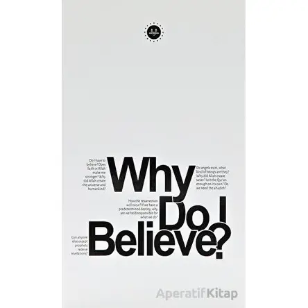 Why do Believe (Niçin İnanıyorum) İngilizce - Kolektif - Diyanet İşleri Başkanlığı