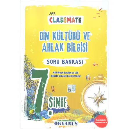 Okyanus 7.Sınıf Classmate Din Kültürü Ve Ahlak Bilgisi Soru Bankası