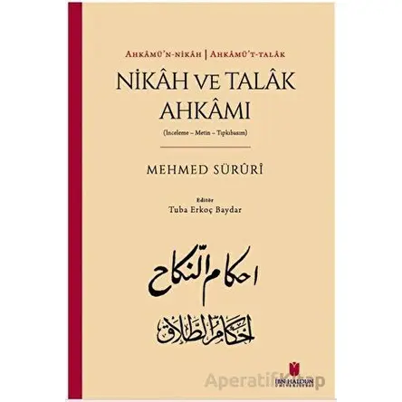 Ahkamün-nikah Ahkamüt-talak Nikah ve Talak Ahkamı
