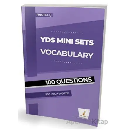 YDS İngilizce Mini Sets Vocabulary - Pınar Kılıç - Pelikan Tıp Teknik Yayıncılık