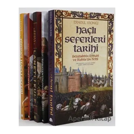 Haçlı Tarihi Seti (5 Kitap) - Peter Tudebodu, Deuilli Odo, Ernoul- Kronik Kitap