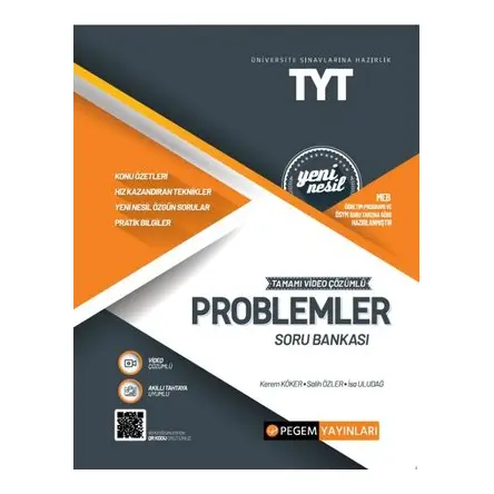 TYT Problemler Soru Bankası - Kolektif - Pegem Akademi Yayıncılık