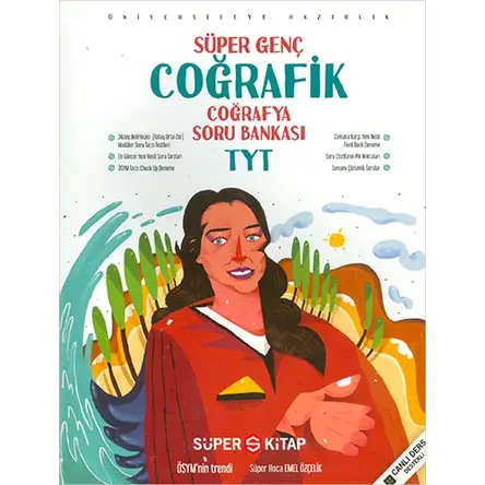 TYT Coğrafya Süper Genç Coğrafyafik Soru Bankası Süper Kitap