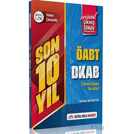 2023 ÖABT DKAB Son 10 Yıl Orijinal Çıkmış Sınav Soruları Video Çözümlü