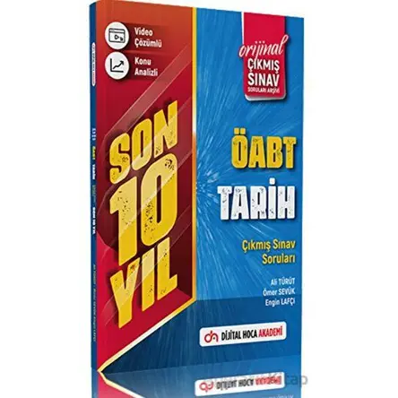2023 ÖABT Tarih Öğretmenliği Son 10 Yıl Orijinal Çıkmış Sınav Soruları Konu Analizli-Video Çözümlü
