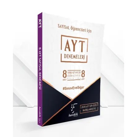 Karekök AYT Sayısal 8li Deneme Sınavı 8 Soru 8 Çözüm Kitapçığı