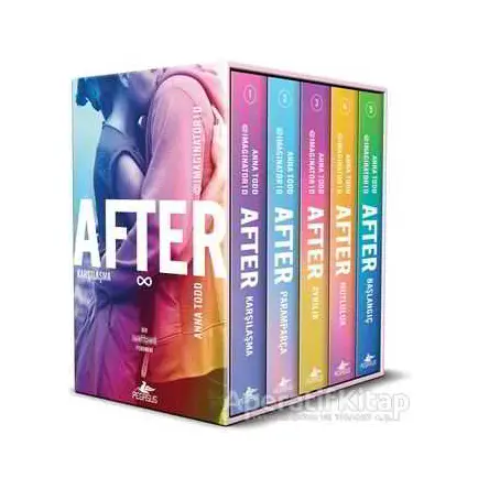 After Serisi Özel Kutulu Set (5 Kitap Takım) - Anna Todd - Pegasus Yayınları