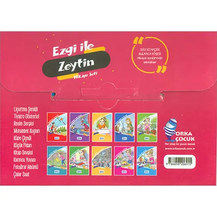 Ezgi İle Zeytin Hikaye Seti 10 Kitap Orka Çocuk Yayınları