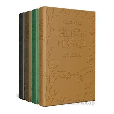 Gecenin Hikayesi (4 Kitap - Deri Cilt) - N. G. Kabal - Martı Yayınları
