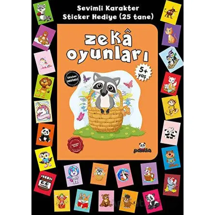 Stickerlı 5+ Yaş Zekâ Oyunları - Pedagog Afife Çoruk - Beyaz Panda Yayınları