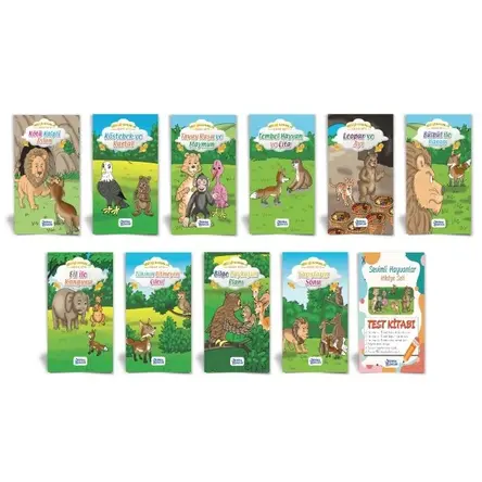 Sevimli Hayvanlar Hikaye Seti 10 Kitap Orka Çocuk Yayınları