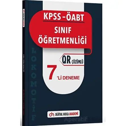 KPSS ÖABT Sınıf Öğretmenliği Lokomotif Serisi QR Çözümlü 7li Deneme Akademi
