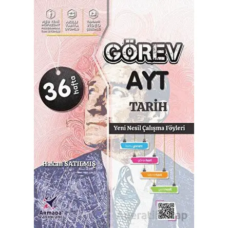 Armada Görev AYT Tarih Yeni Nesil Çalışma Föyleri - Hakan Satılmış - Armada Yayınları