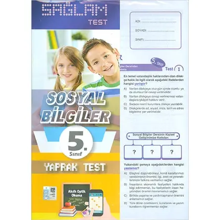 Molekül 5.Sınıf Sosyal Bilgiler Sağlam Yaprak Test