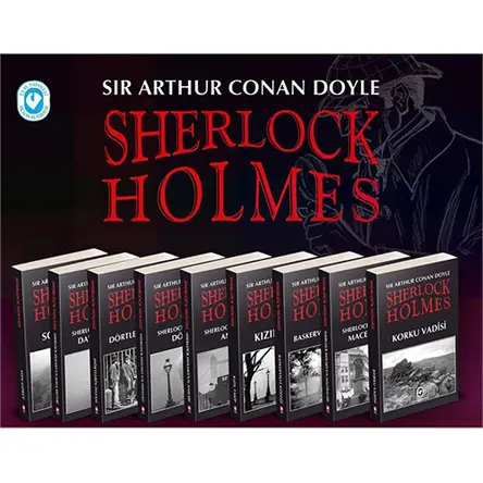 Sherlock Holmes Bütün Maceralar 9 Kitap Set - Sir Arthur Conan Doyle - Cem Yayınevi