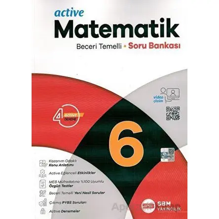 SBM 6.Sınıf Matematik Active Soru Bankası