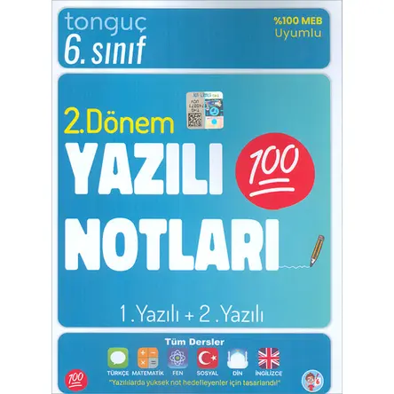 Tonguç 6.Sınıf Yazılı Notları 2. Dönem 1 ve 2. Yazılı