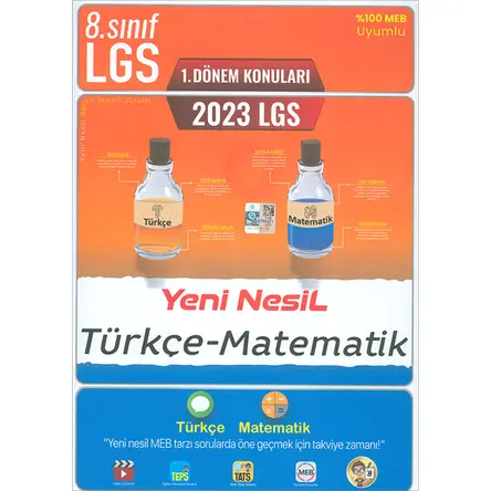Tonguç 2023 LGS 1.Dönem Yeni Nesil Türkçe Matematik Soru Bankası