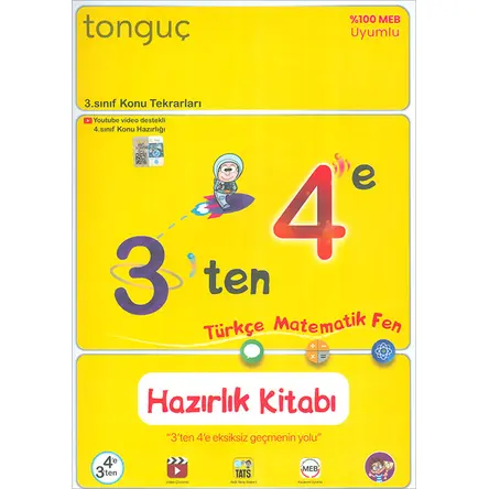 Tonguç 3ten 4e Hazırlık Kitabı
