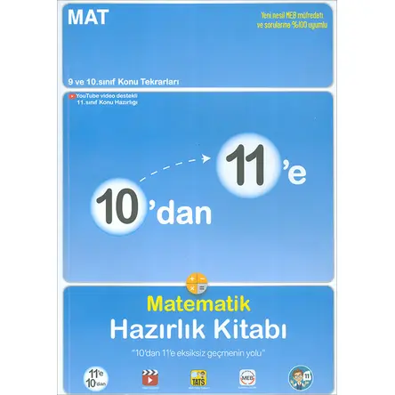 Tonguç 10dan 11e Matematik Hazırlık Kitabı