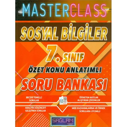 Sosyal Bilgiler 7.Sınıf Özet Konu Anlatımlı Soru Bankası Sağlam Test