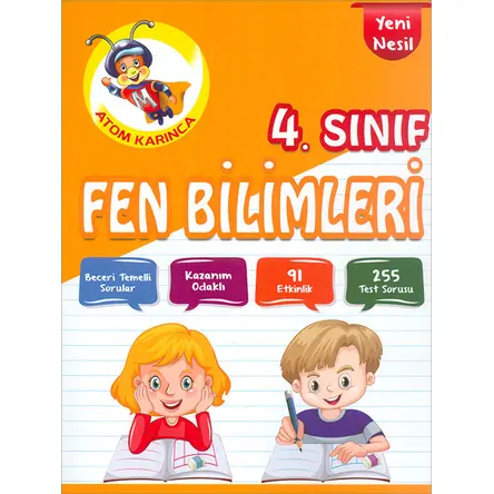 4.Sınıf Fen Bilimleri Atom Karınca Yayınları