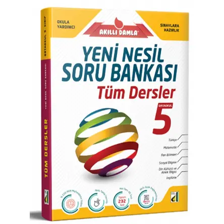 5. Sınıf Tüm Dersler Yeni Nesil Soru Bankası - Damla Yayınevi