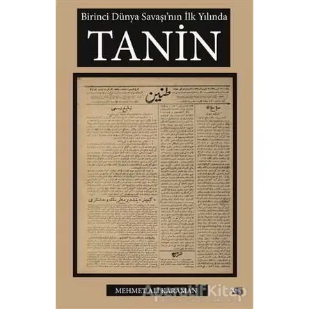Tanin - Mehmet Ali Karaman - Gece Kitaplığı