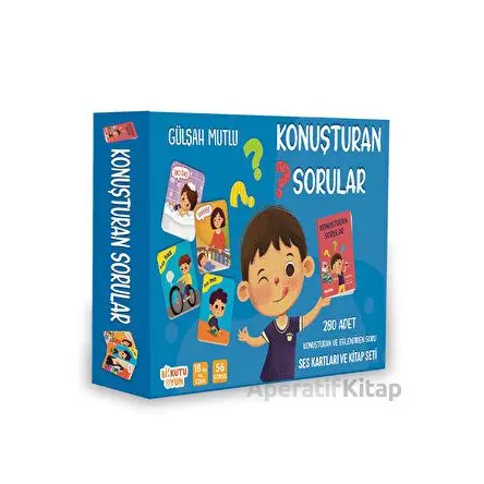 Konuşturan Sorular - Ses Kartları ve Kitap Seti - Gülşah Mutlu - Bi Kutu Oyun