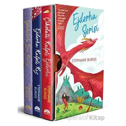 Ejderha Serisi 3 Kitap Kutulu Set - Stephanie Burgis - Martı Çocuk Yayınları
