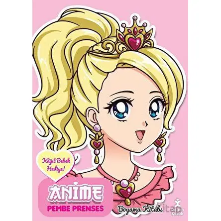 Anime Pembe Prenses Boyama Kitabı - Kolektif - Doğan Çocuk