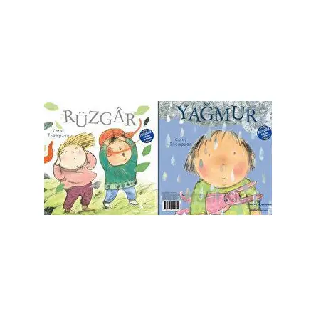 Rüzgar - Yağmur (İki Kitap Bir Arada) - Carol Thompson - İş Bankası Kültür Yayınları