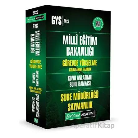 2025 GYS MEB Görevde Yükselme Sınavlarına Hazırlık Konu Anlatımlı Soru Bankası Şube Müdürlüğü Sayman