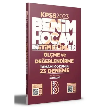 Benim Hocam KPSS 2023 Ölçme ve Değerlendirme 23 Deneme