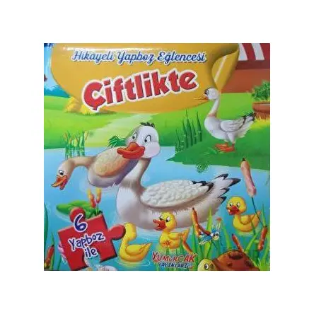 Hikayeli Yapboz Eğlencesi - Çiftlikte - Kolektif - Yumurcak Yayınları