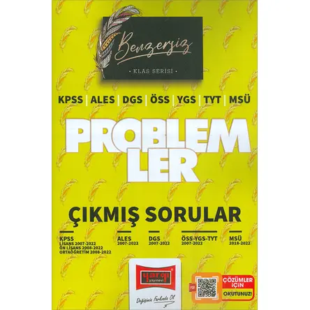 Yargı 2023 ALES KPSS DGS ÖSS YGS TYT MSÜ Benzersiz Problemler Çıkmış Sorular