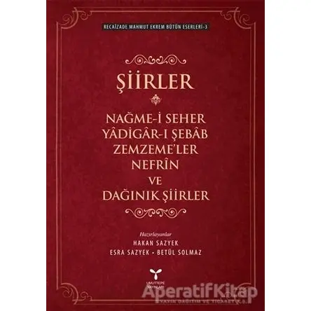 Şiirler - Recaizade Mahmut Ekrem - Umuttepe Yayınları
