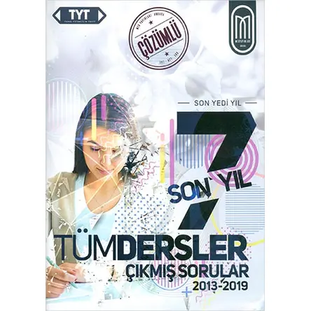 TYT Tüm Dersler Son 7 Yıl Çözümlü Çıkmış Sorular MEG Yayınları