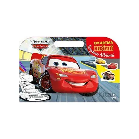 Disney Arabalar Çıkartma Hediyeli Boyama Albümü - Kolektif - Doğan Çocuk