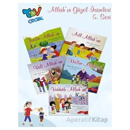 Allah’ın Güzel İsimleri 5. Seri 5 Kitap Takım - Nur Tok Yegin - Türkiye Diyanet Vakfı Yayınları