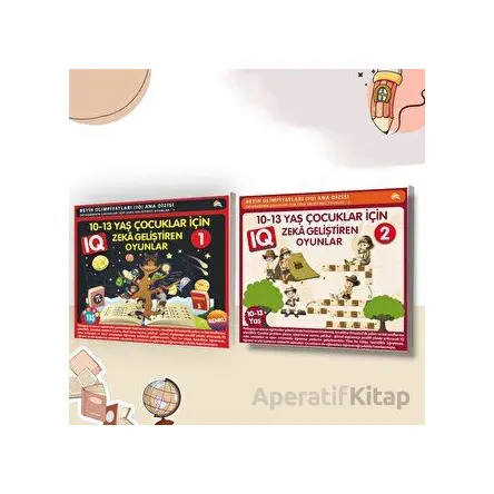 10-13 Yaş Çocuklar için Zeka Geliştiren Oyunlar (2 Kitap) - Bahar Çelik - Ekinoks Yayın Grubu