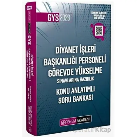 2025 Diyanet İşleri Başkanlığı Personeli Görevde Yükselme Sınavlarına Hazırlık Konu Anlatımlı Soru B