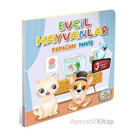Evcil Hayvanlar Papağan Maviş - Kolektif - 0-6 Yaş Yayınları