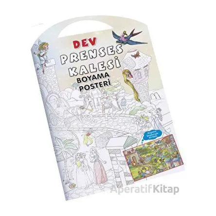 Prenses Kalesi Dev Boyama Posteri - Kolektif - 0-6 Yaş Yayınları