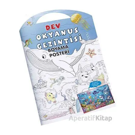 Okyanus Gezintisi Dev Boyama Posteri - Kolektif - 0-6 Yaş Yayınları
