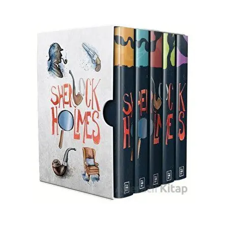 Sherlock Holmes Serisi Kutulu Set (5 Kitap Takım) - Sir Arthur Conan Doyle - Parodi Yayınları