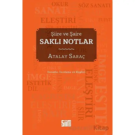 Şiire ve Şaire Saklı Notlar - Atalay Saraç - Şiirden Yayıncılık