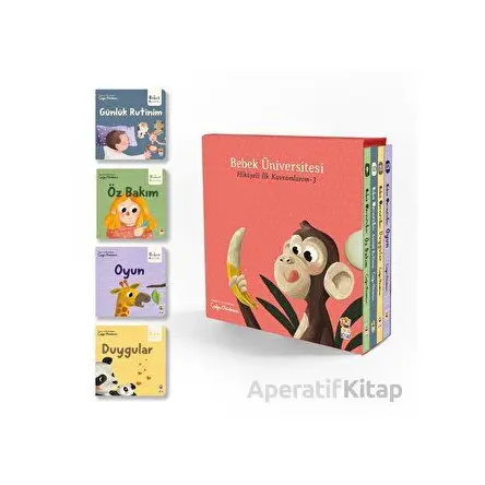 Bebek Üniversitesi - Hikayeli İlk Kavramlarım 3 - Çağrı Odabaşı - Sincap Kitap